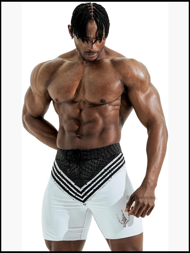 Men's Physique Board Shorts Posing Trunks Competition Ifbb